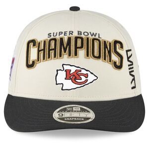 New Era Kansas City Chiefs Super Bowl LVIII Champions Adjust Cream OS NWT